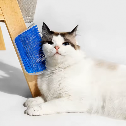 skootly® Cat Corner Groomer + FREE Catnip